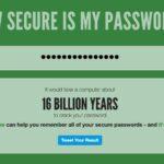 how secure is my password 1