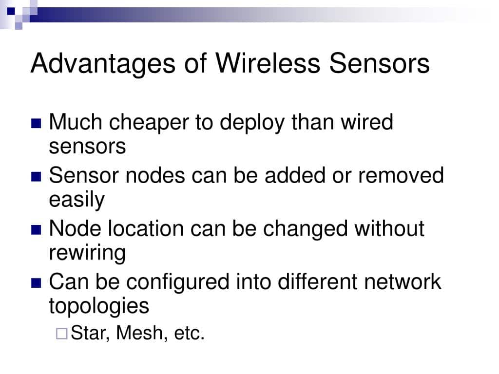 The Advantages of Wireless Detectors
